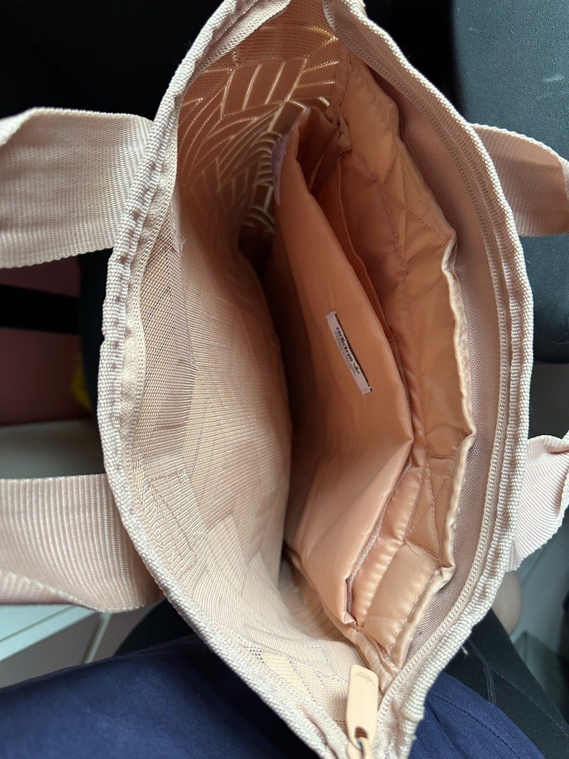 Blush pink adidas top backpack