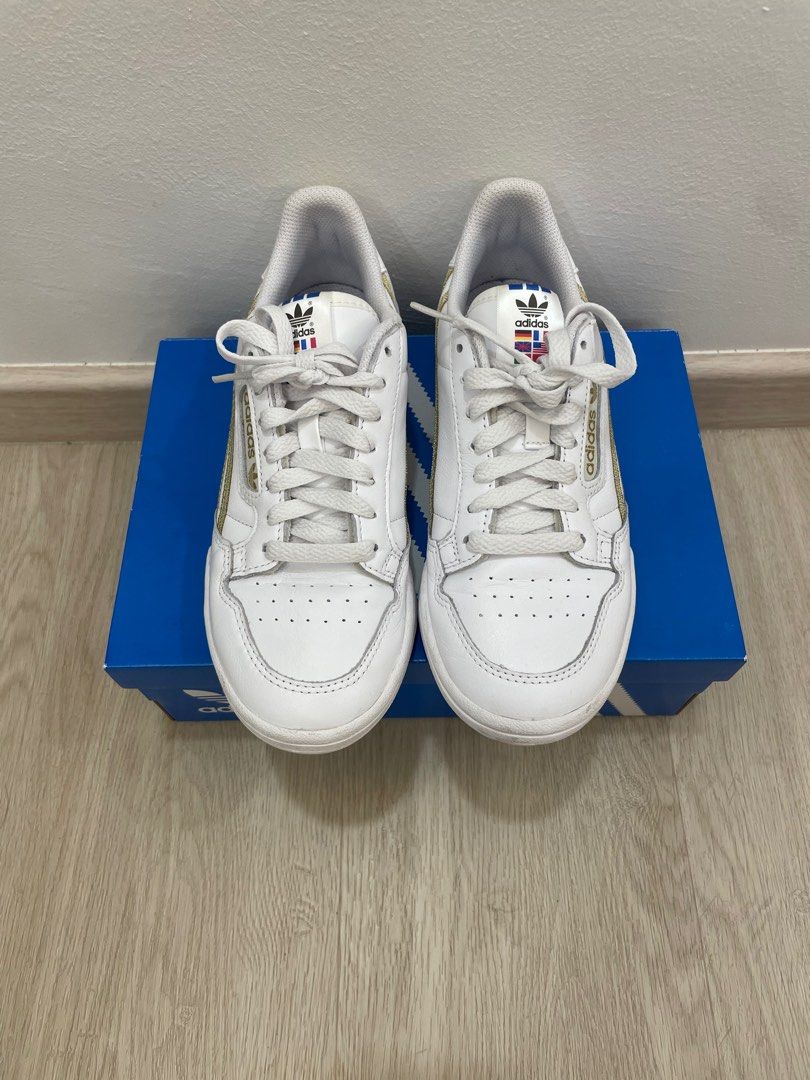 Adidas womens shoes with gold stripes online