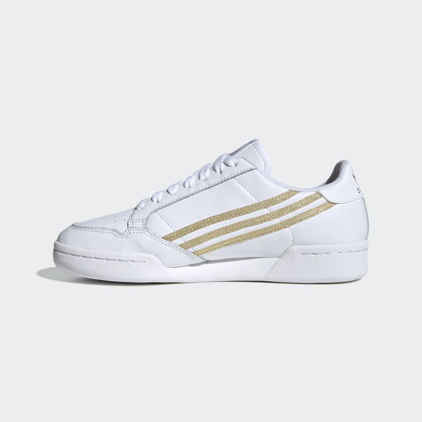 Adidas womens shoes outlet with gold stripes