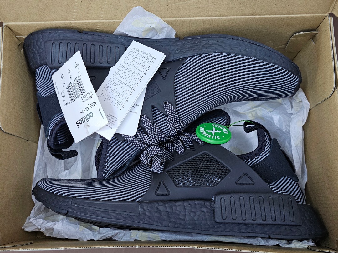 Adidas nmd xr1 cheap triple black green