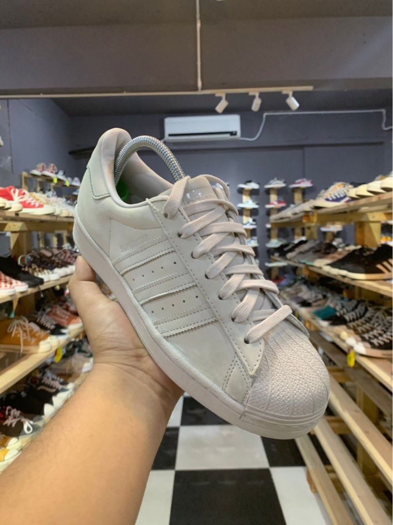 Adidas Superstar all white Men s Fashion Footwear Sneakers on