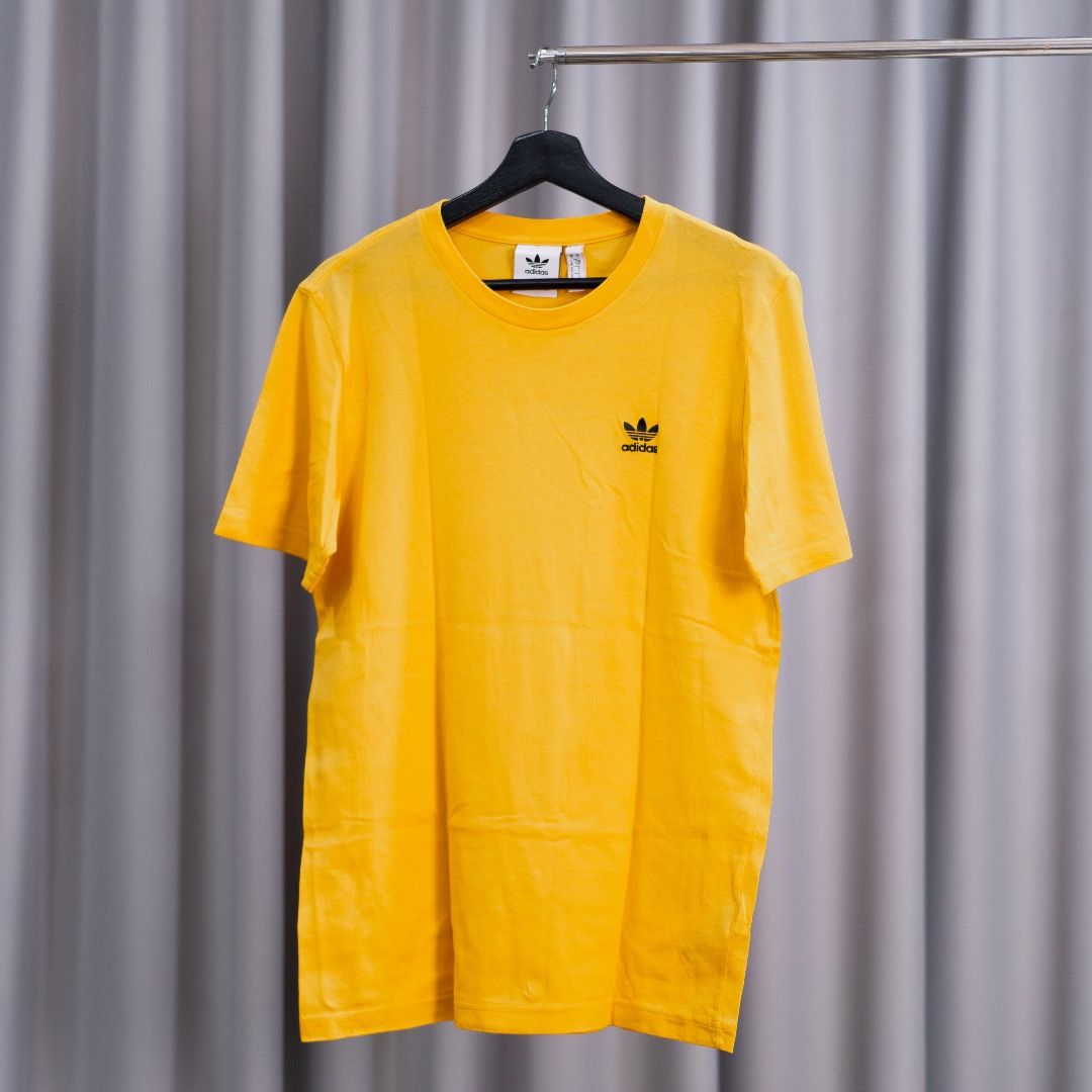Adidas yellow t shirt cheap
