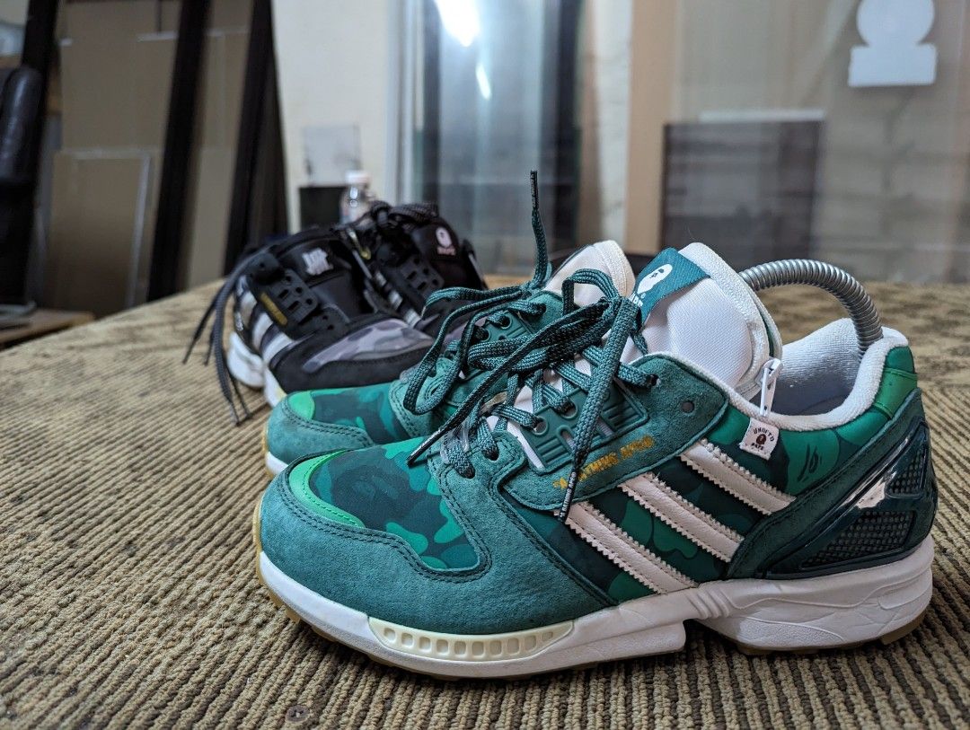 Adidas zx8000 Bape X Undefeated 2020 green, Men's Fashion