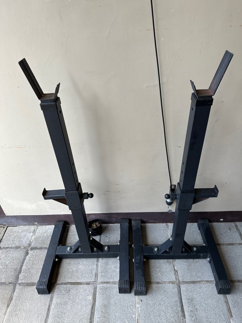 Adjustable Weightlifting Squat Rack, Sports Equipment, Exercise