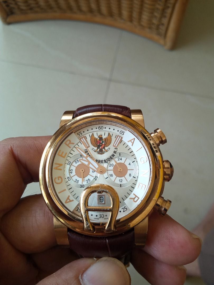 Aigner Bari A37500 Fesyen Pria Jam Tangan di Carousell