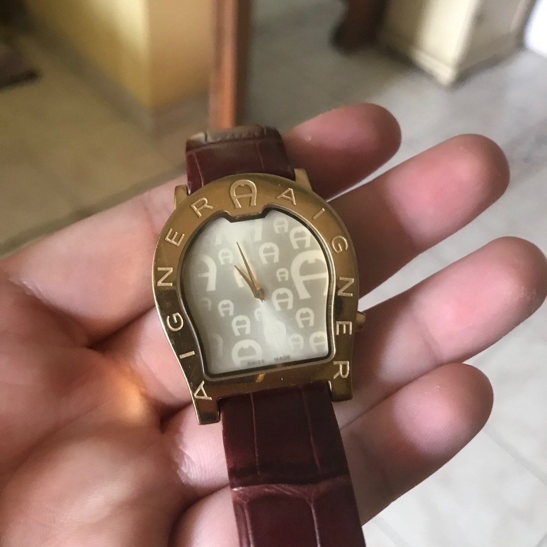【最新入荷】 QUARTZ, Nuovo Ravenna Aigner Fesyen di Tangan Jam Wanita, 時計