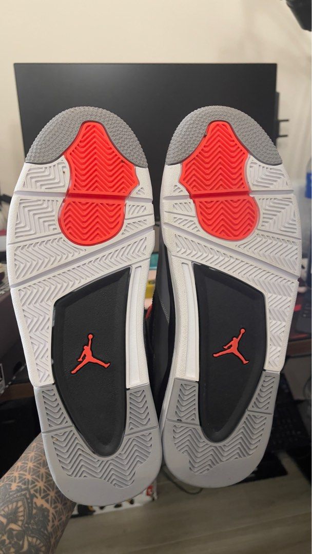 Air Jordan 4 Retro “Infrared”, 男裝, 鞋, 波鞋- Carousell