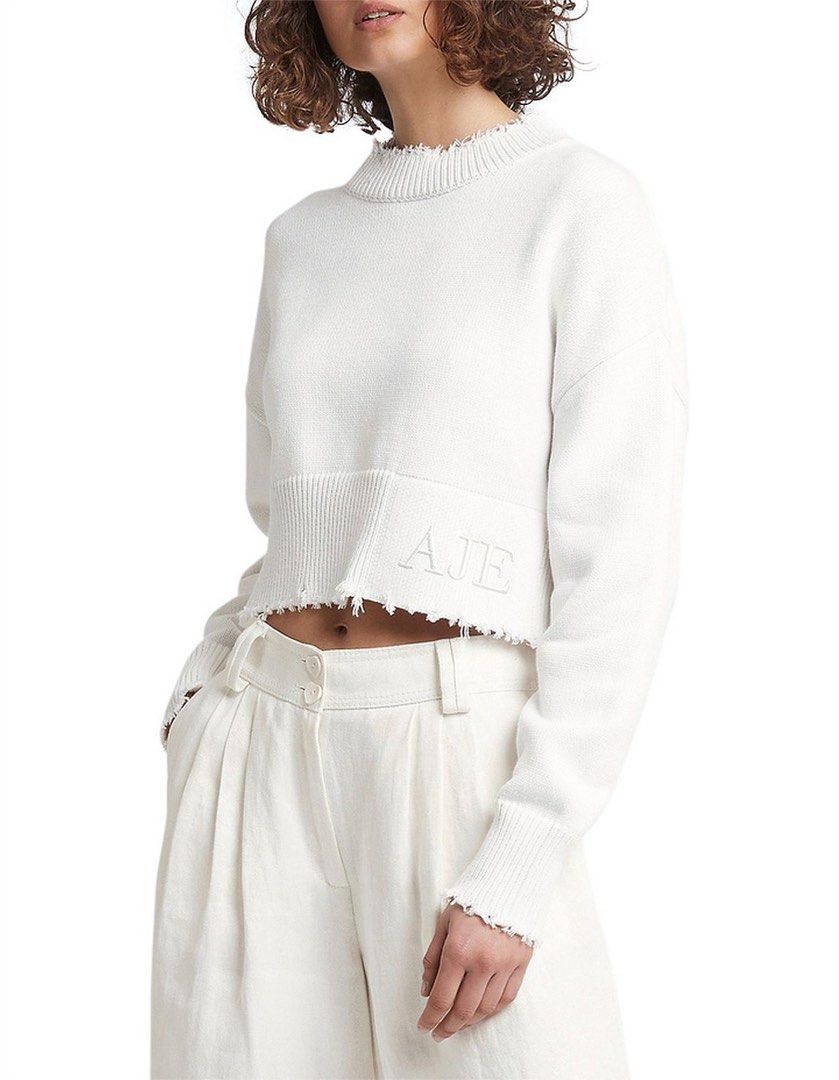 AJE Connor Knit Jumper Sweater Women s Fashion Coats Jackets