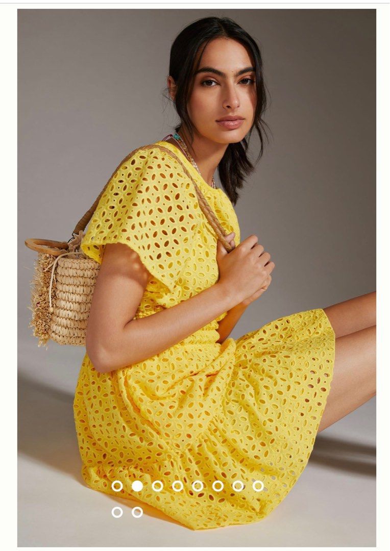 Anthropologie XXS Somerset Eyelet Yellow Dress, Women's Fashion, Dresses & Sets, Dresses on Carousell Anthropologie XXS Somerset Eyelet Yellow Dress, Women's Fashion, Dresses & Sets, Dresses on Carousell