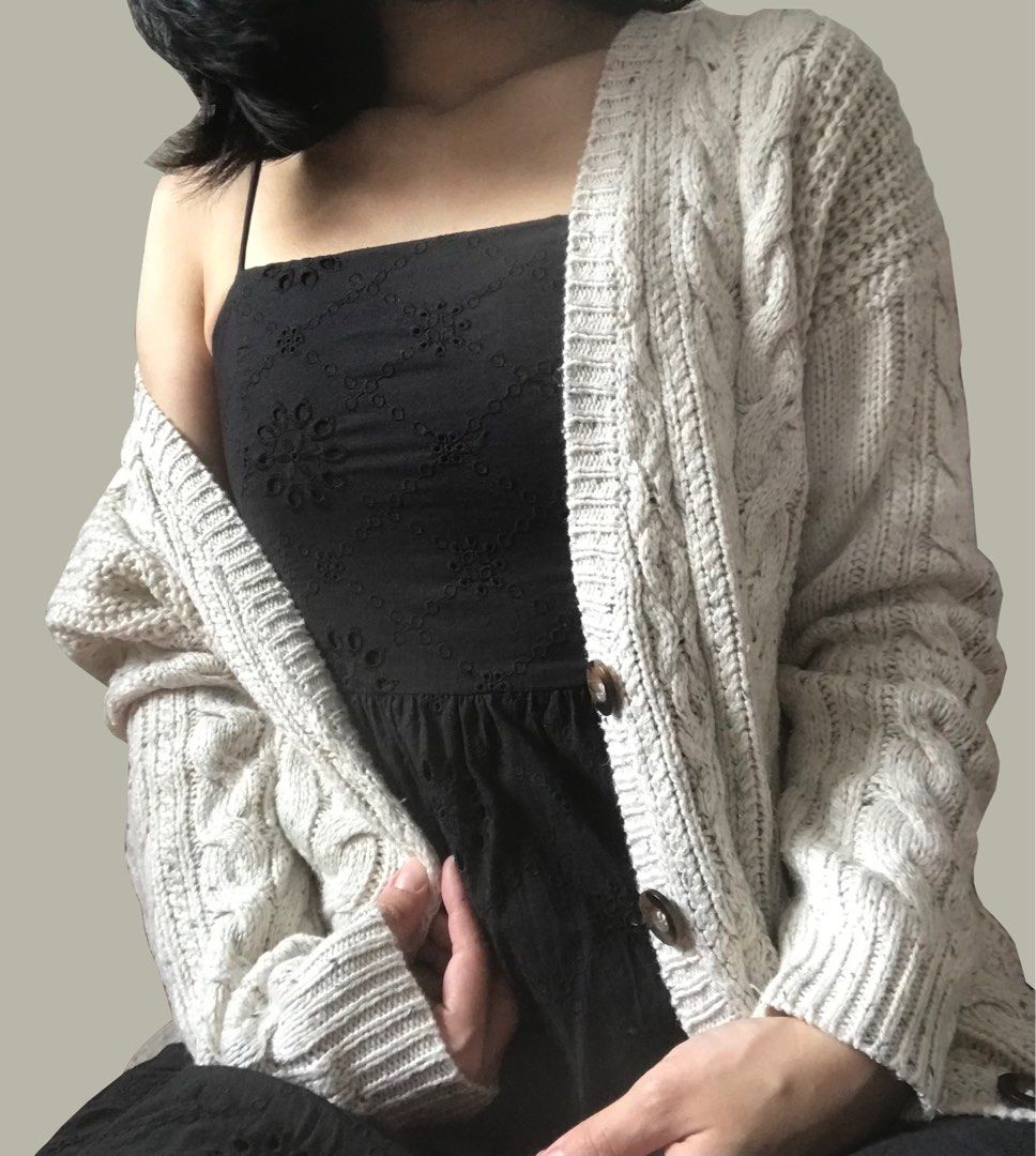 White discount petite cardigan