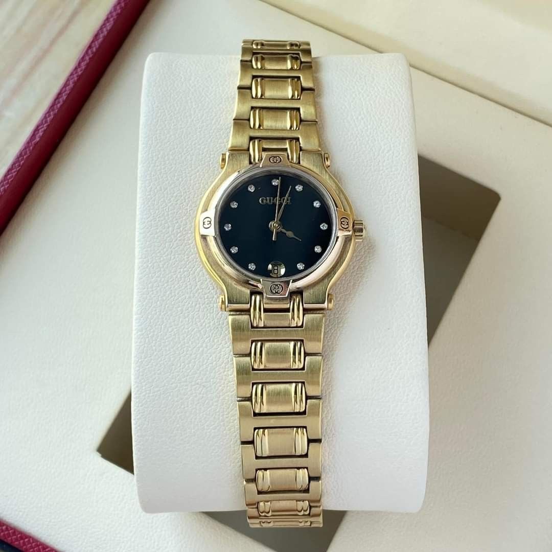 Gucci gold diamond watch online