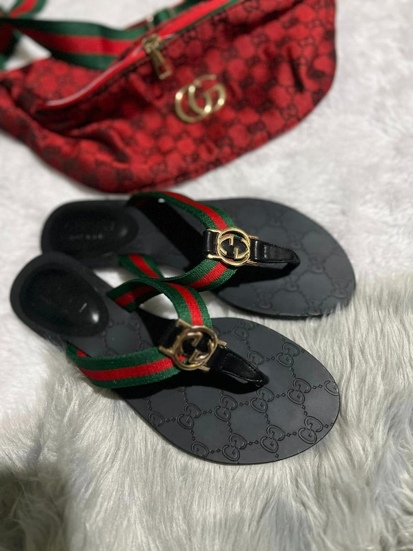Gucci gg logo sandal sales