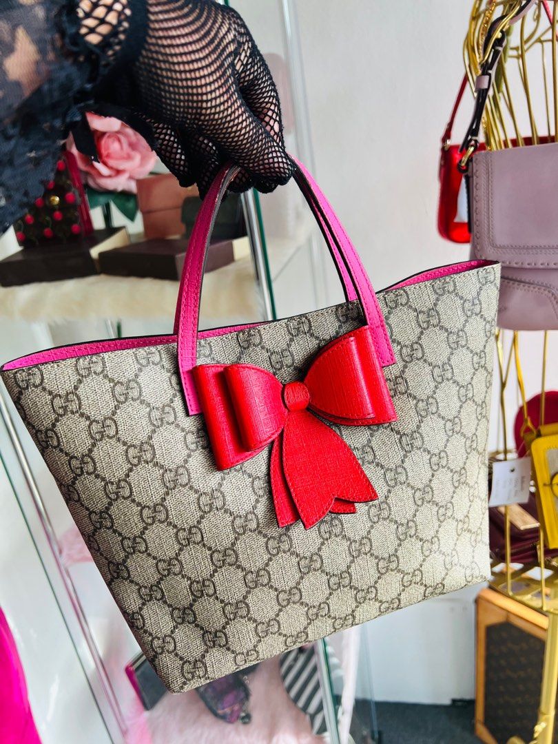 Gucci bow tote sales