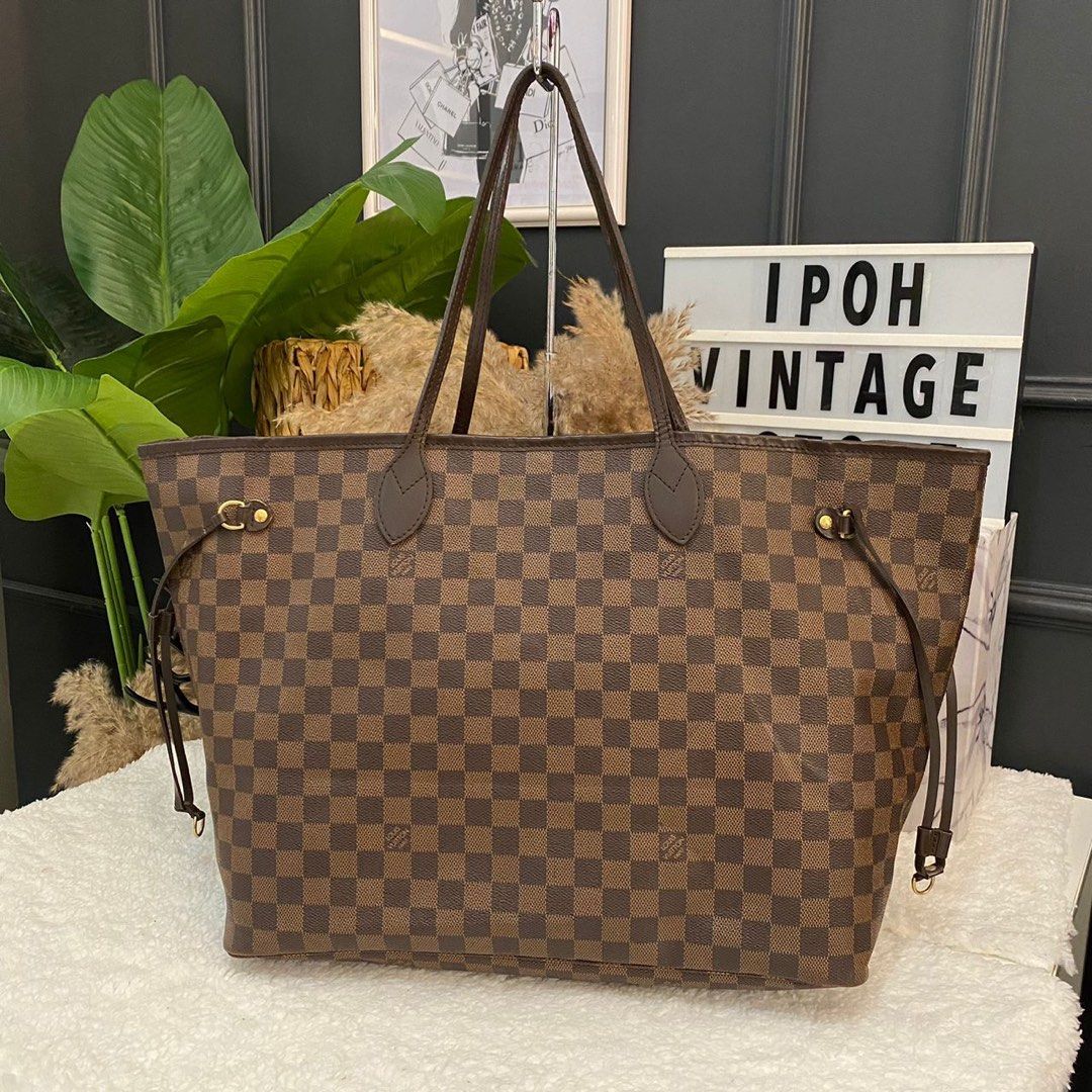 Authentic Louis Vuitton Neverfull Damier, Luxury, Bags & Wallets