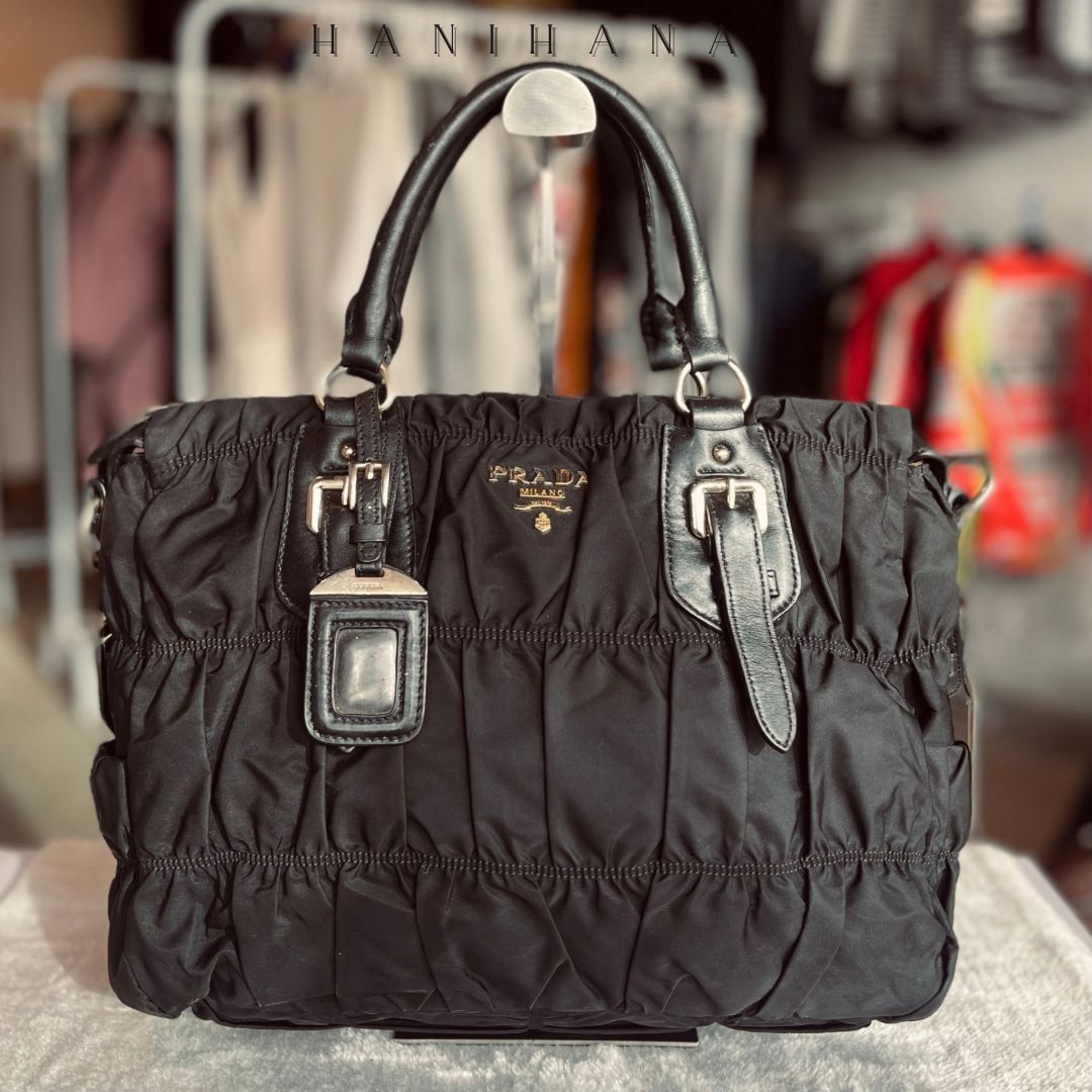 Authentic Prada Nylon Tote Bag, Luxury, Bags & Wallets on Carousell