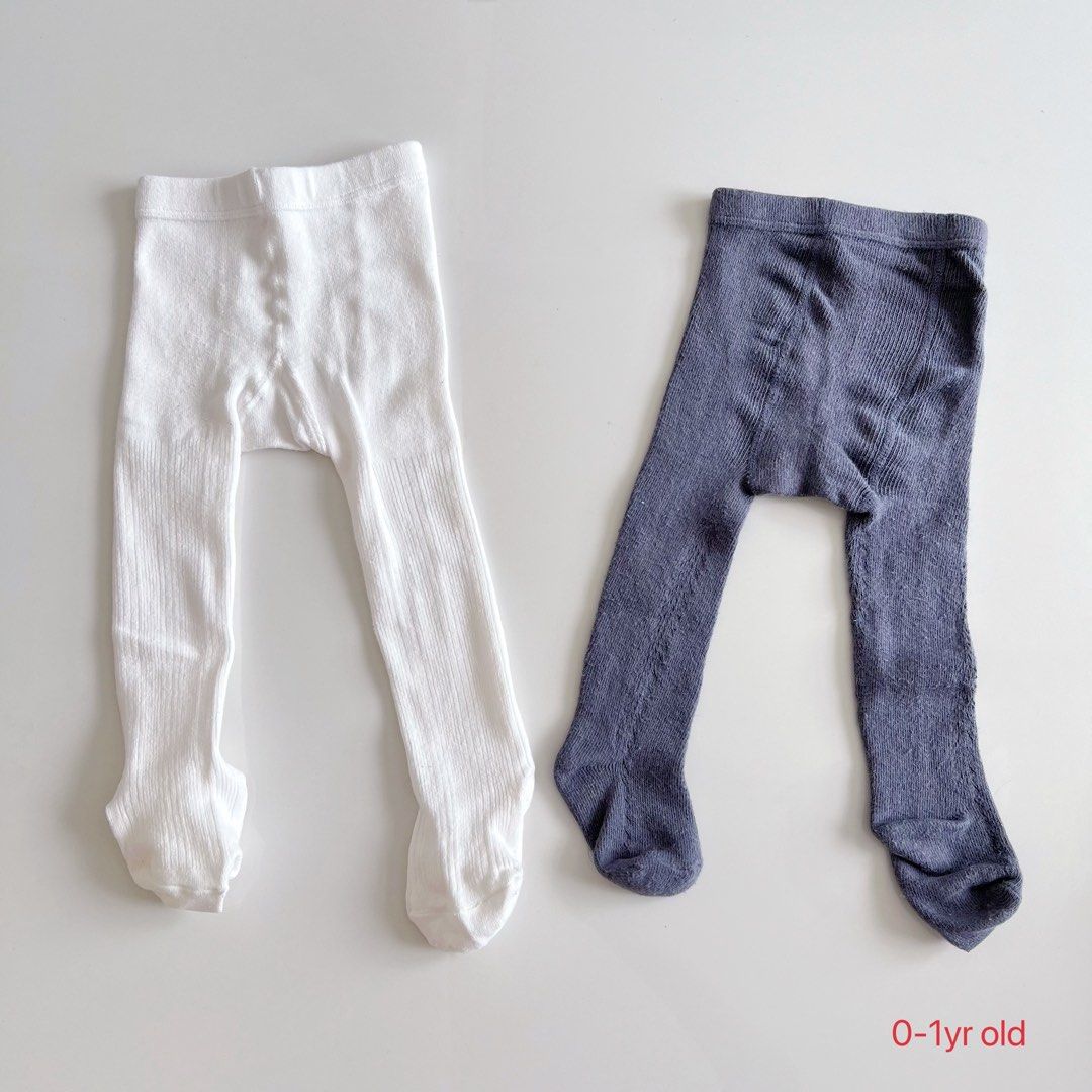 BABY SOCKS FULL LENGTH CLOTHES DRESS SOCK USED