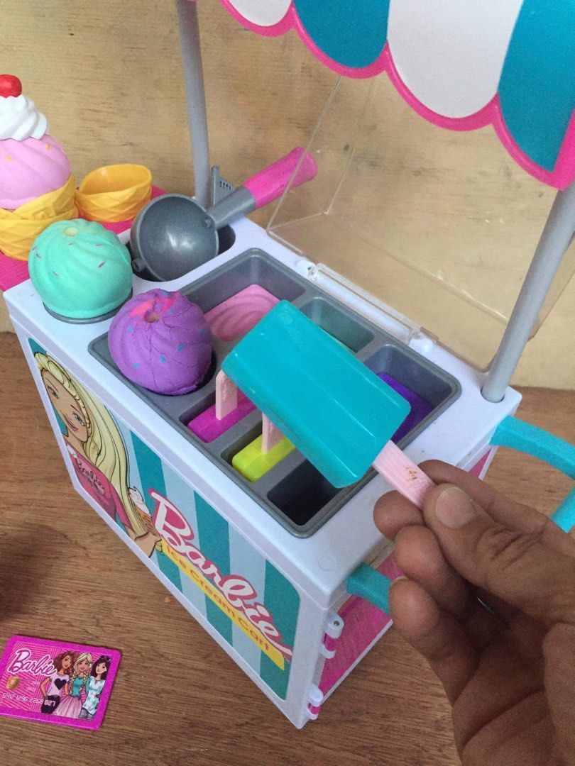 Barbie Ice Cream Cart Hobbies Toys Toys Games on Carousell