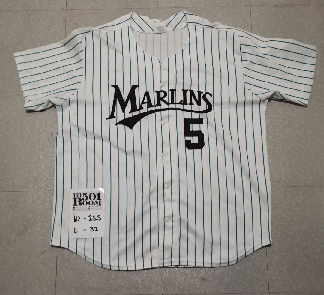 Florida Marlins Authentic Sewn Majestic Jersey Size XL