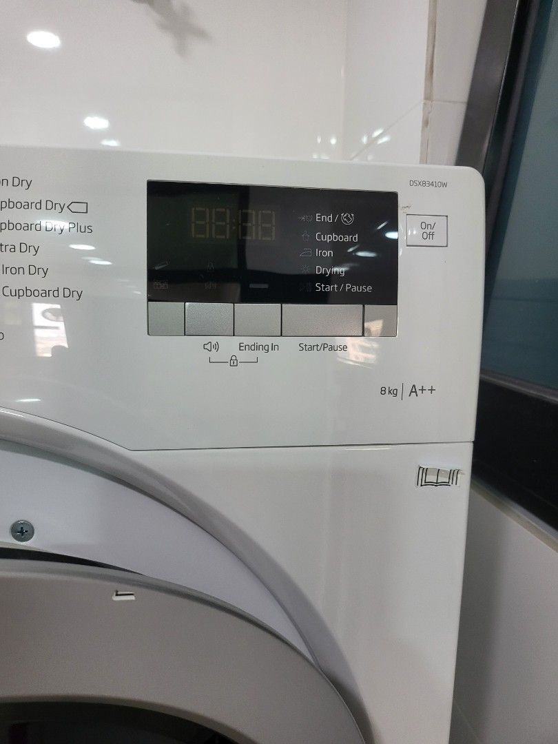 Beko DSX83410W Heat Pump Tumble Dryer, TV & Home Appliances, Washing