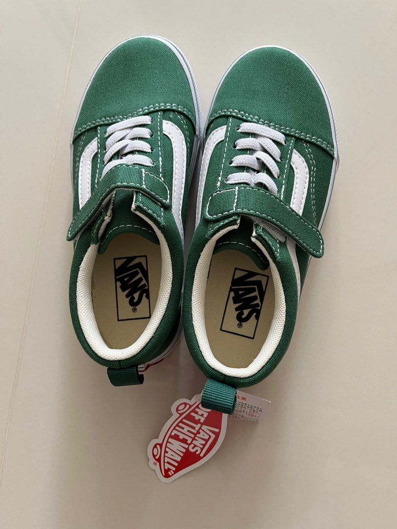 Brand new original Vans Boy Girl Green Shoes Japan edition