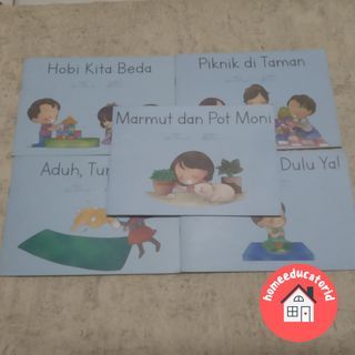 Buku Cerita Montessori Seri Baca Biru Vol 3 / Seri Biru Montessori / Blue Series GAME Montessori / buku belajar membaca