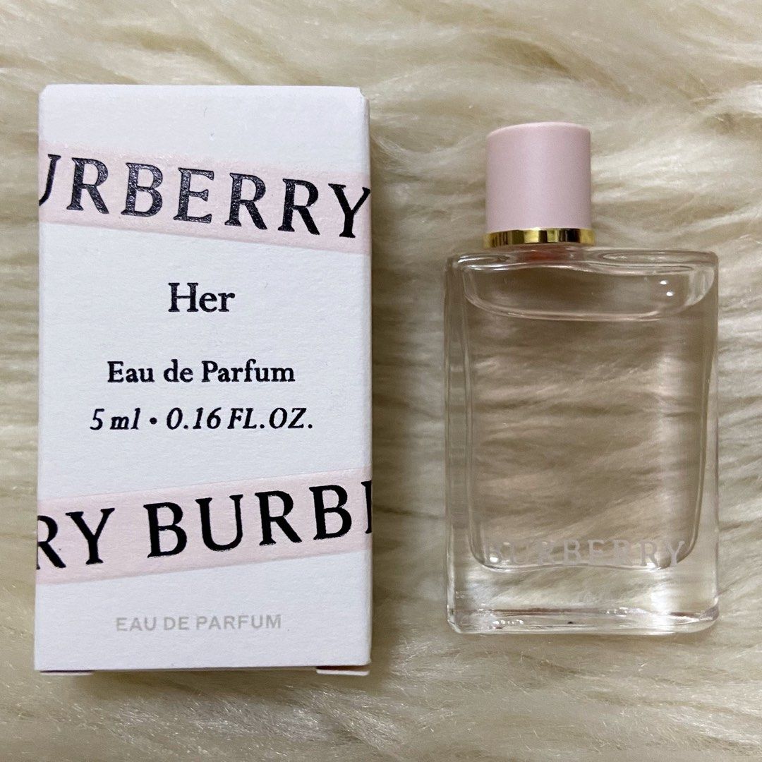 Burberry Her Eau de Parfum 5ml Beauty Personal Care Fragrance Deodorants on Carousell