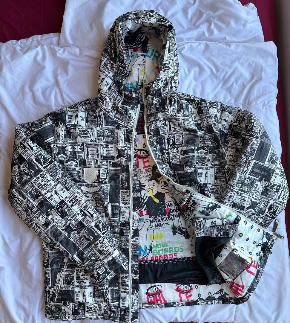Burton white collection jacket 2025