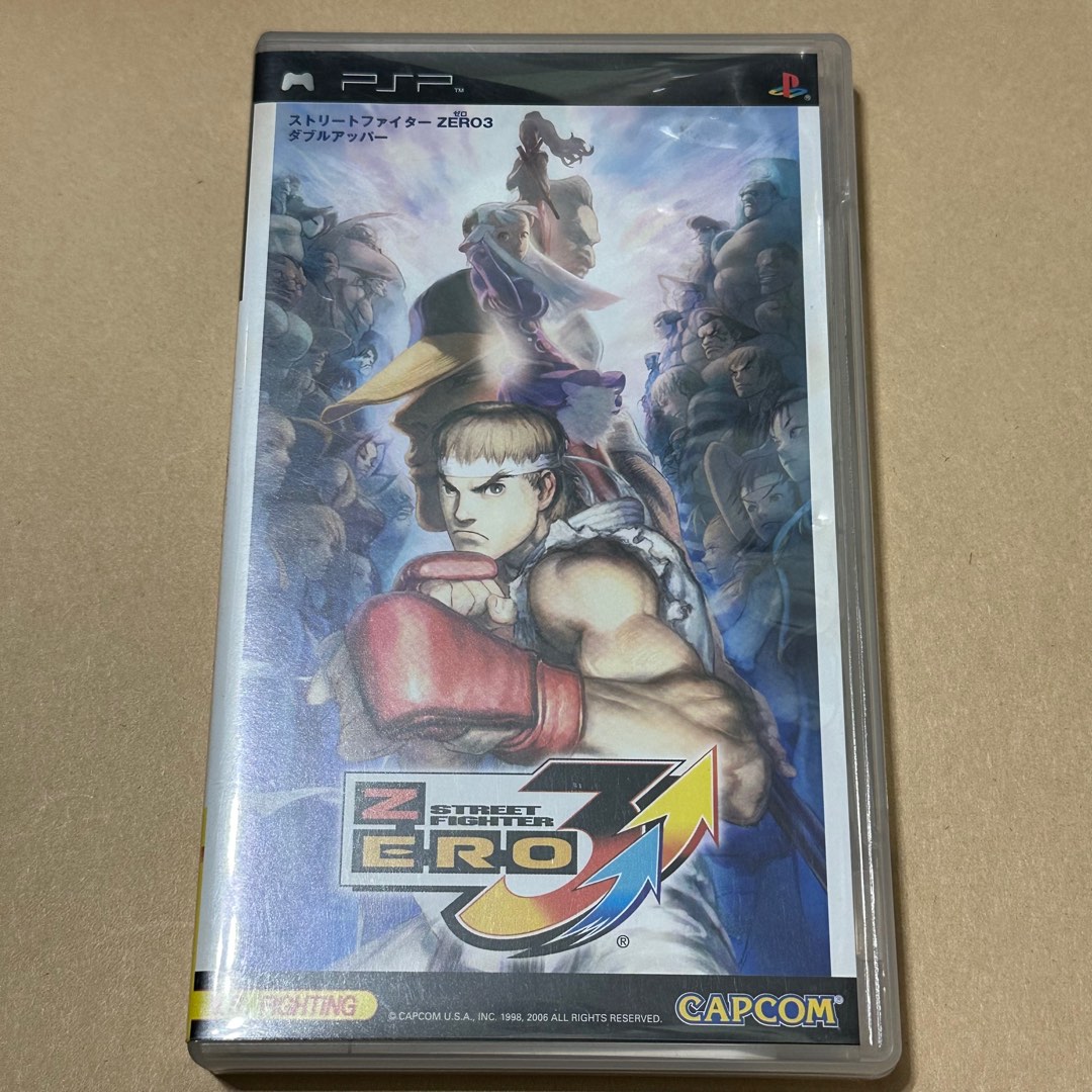 Capcom PSP Street Fighter Zero 3, 電子遊戲, 電子遊戲, PlayStation