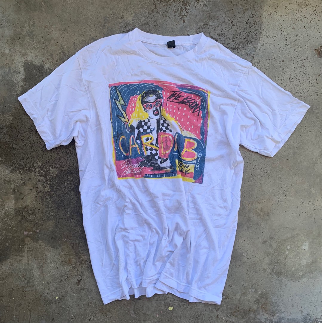 Cardi B Shirt Hip Hop 90s Retro Vintage Graphic Tee T-Shirt
