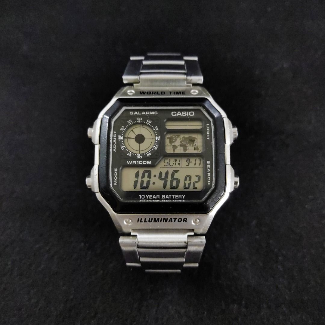 casio ae 1200wh steel