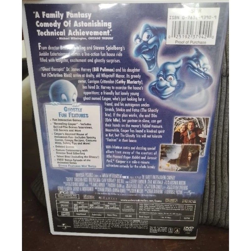Hobbies　Casper　Widescreen　Edition,　The　Music　Ghost　Toys,　DVD　DVDs　2003　Special　Media,　CDs　on　Carousell