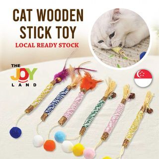 Cat Wooden Stick toy | Wooden Dental Cleaning Stick | Cat Nature Wooden Chewing Stick