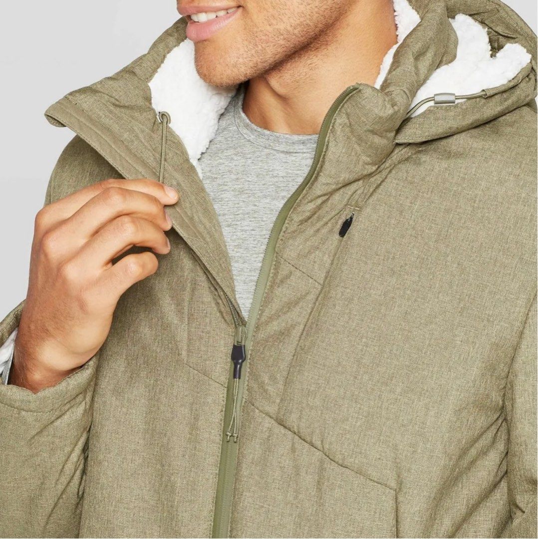Champion Sherpa Jacket Green Heather