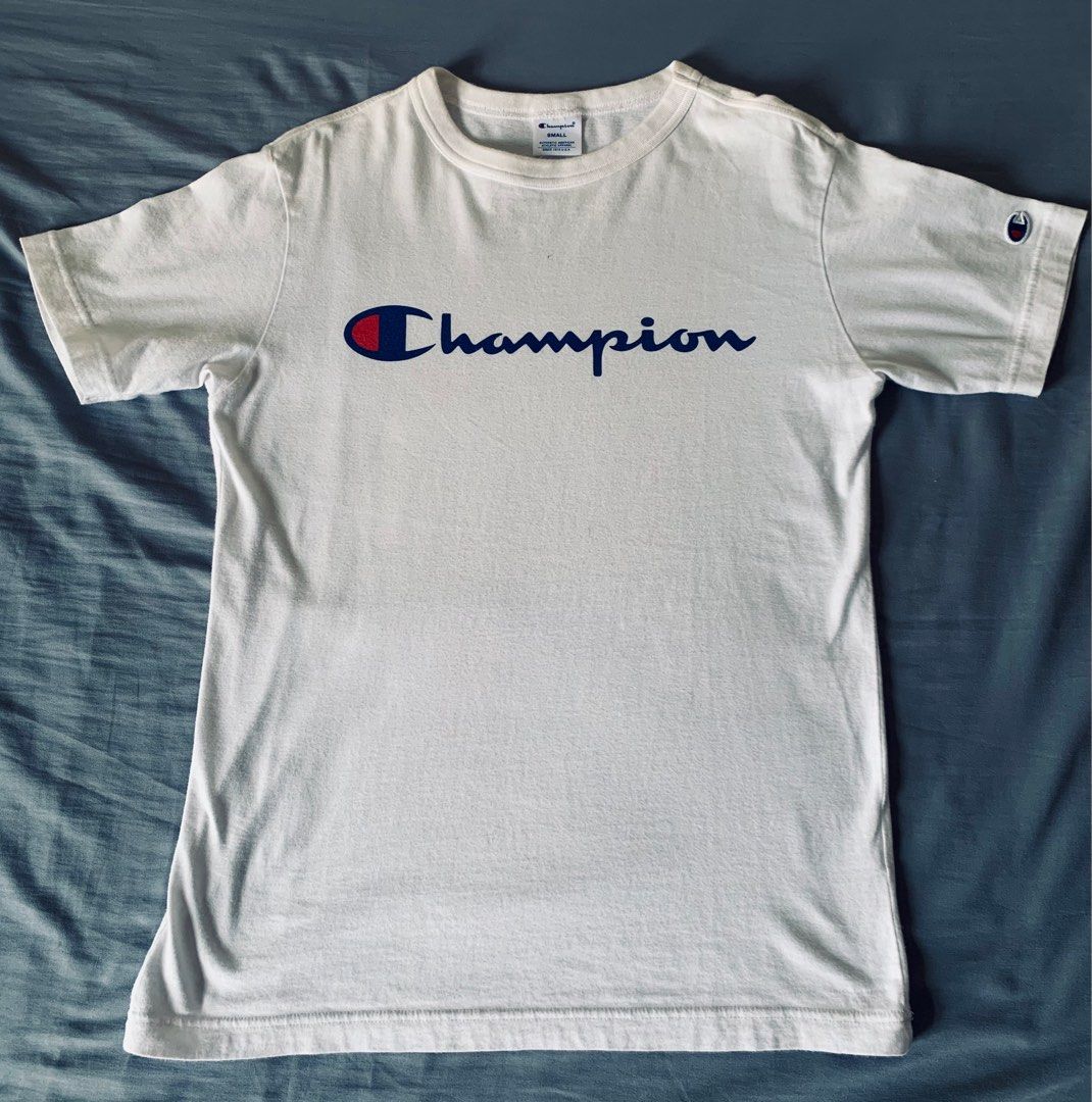 Champion store white tee