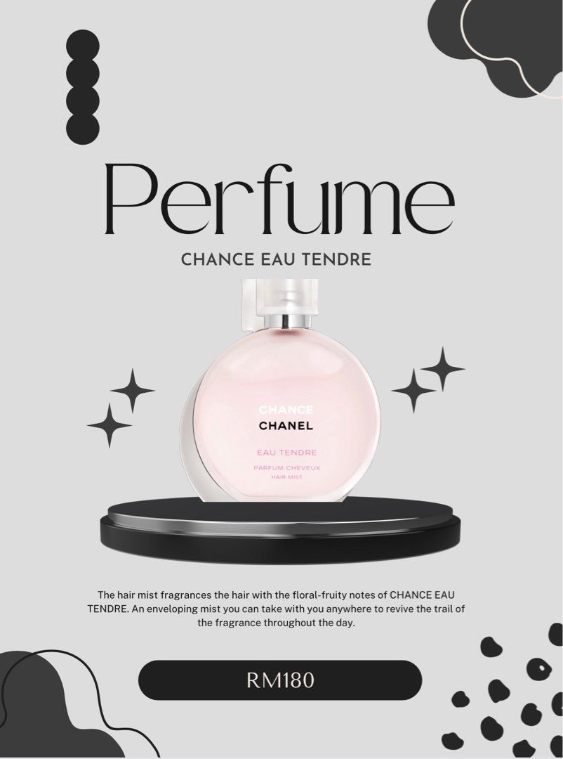 Chanel Chance Eau Tendre Hair Mist 35ml, Beauty & Personal Care, Fragrance  & Deodorants on Carousell