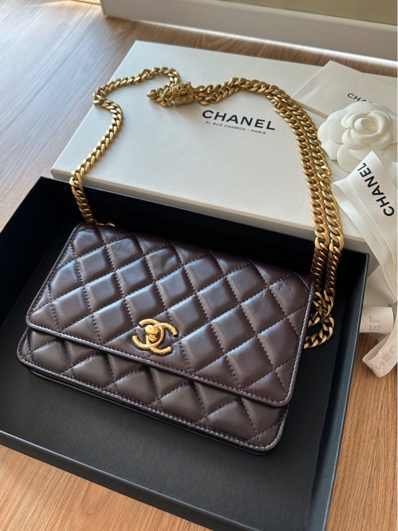Chanel 22s WOC Pearl Crush Wallet on Chain