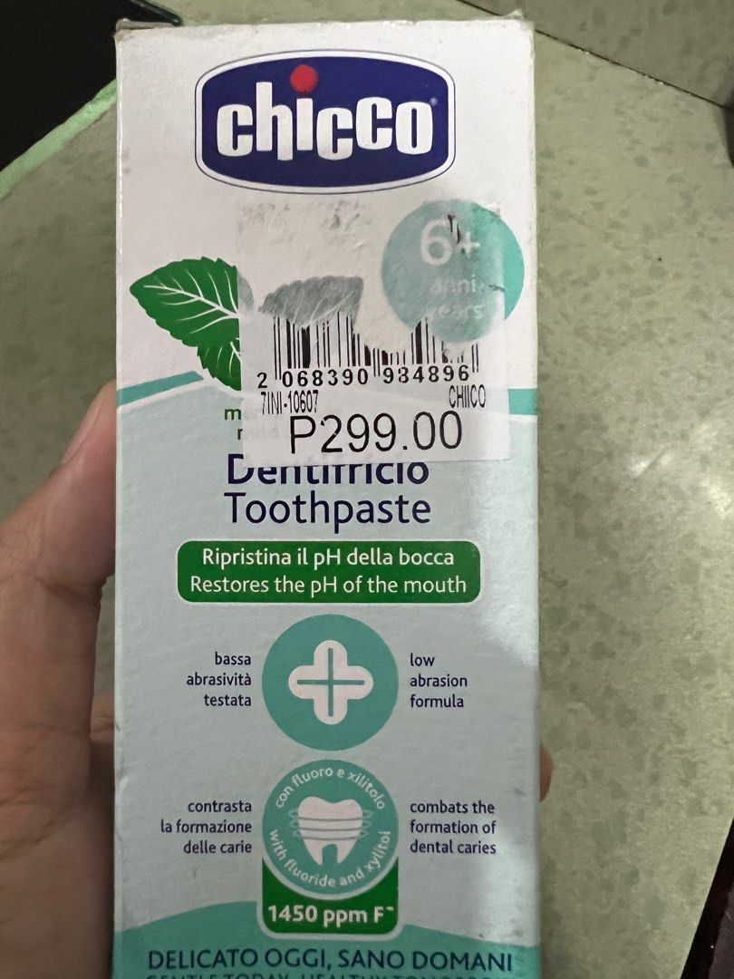 Chicco toothpaste (Category: Baby Toiletries & Grooming) located in Bulacan. Submitted by reloveandrepeat (Listing ID 1255519016, Image 1). Description: .