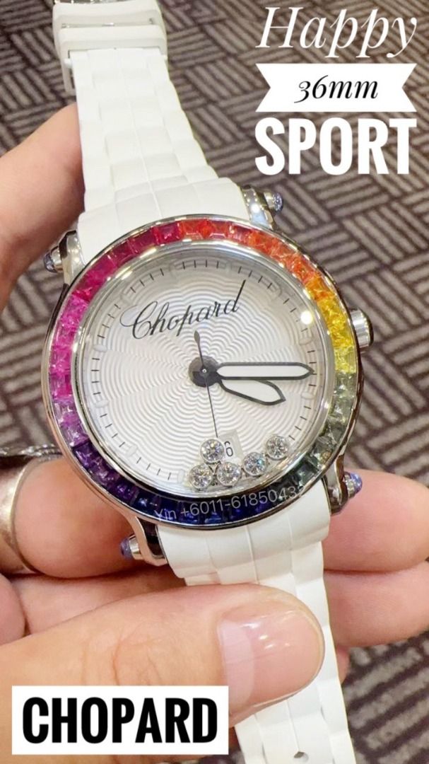 Chopard happy Sport dancing diamond Watch only