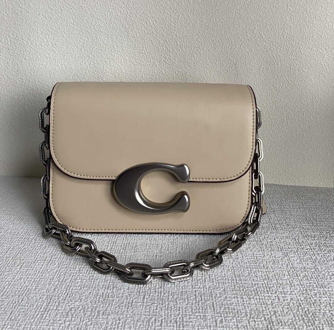 Coach Limited Edition Idol Bag In Refined Calf Leather (White