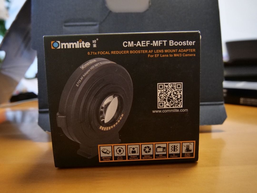 大きい割引 Commlite CM-AEF-MFT Amazon Booster フォーカル ...