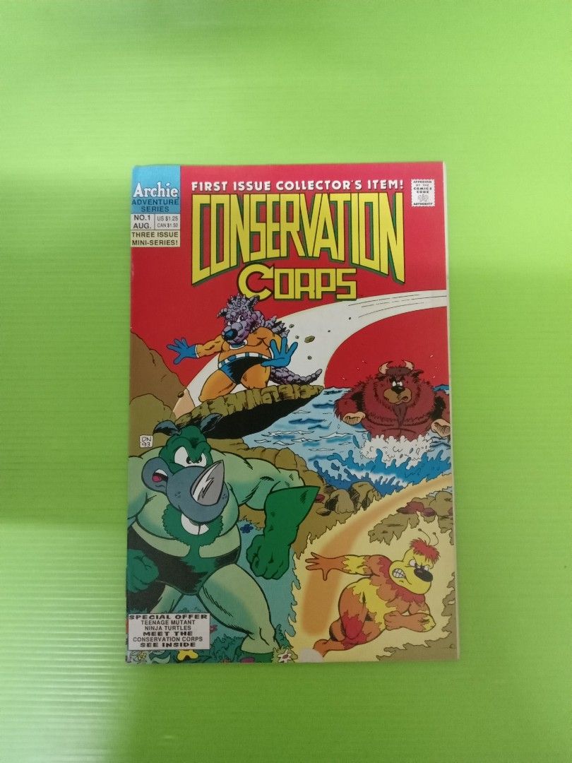 Conservation Corps #1 ( Dan Nakrosis - Cover Art ) Archie Comic