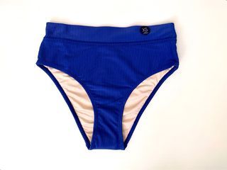 Cotton-On High-waisted Blue Bikini Bottom