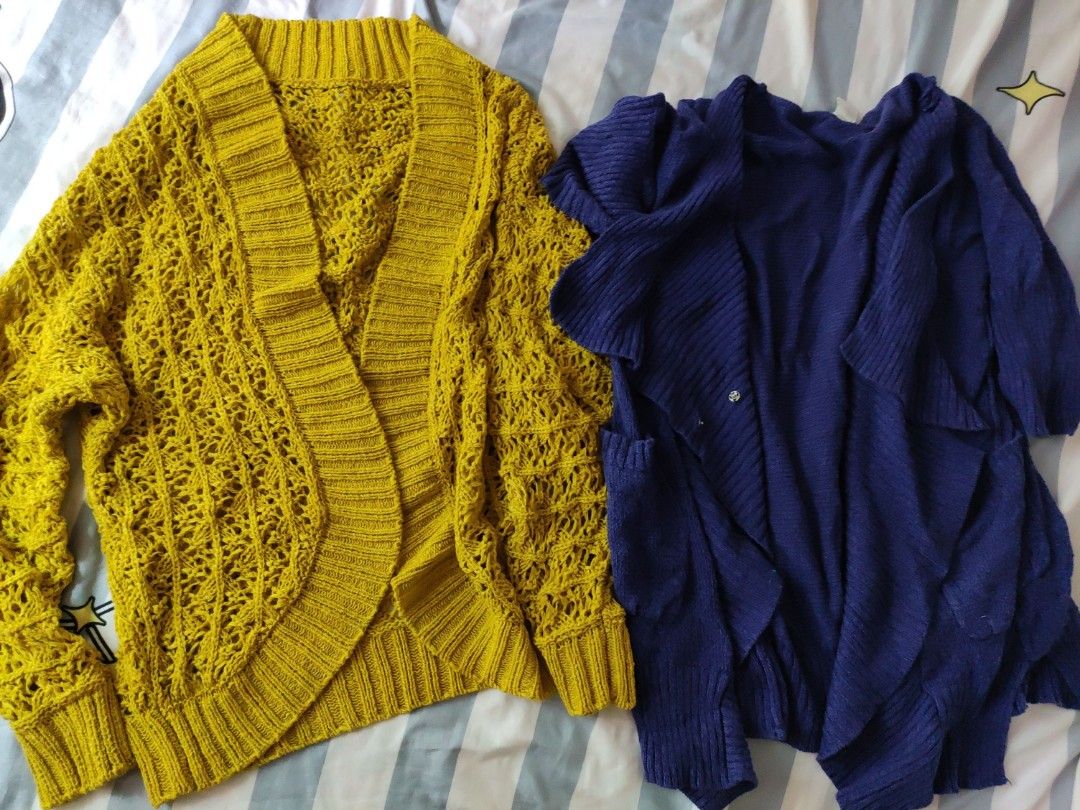 Chunky mustard cardigan outlet