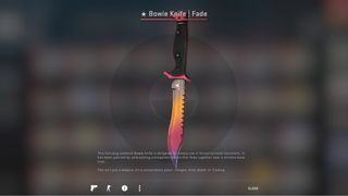CSGO Bowie Knife | Fade