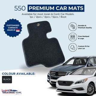 Customised 550 Premium Car Mats - Suitable for most car models
