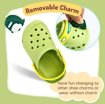 Cute Cartoon Kids Clogs Sandal Slip on Boys Girls Slipper Toddler