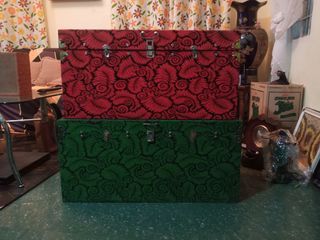 Pair of Decorative Trunks/ Box Storage