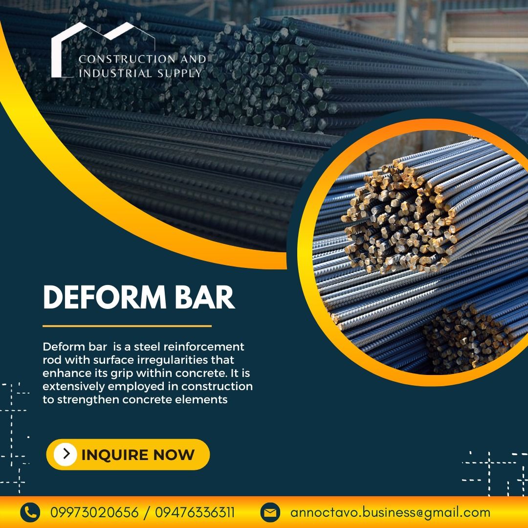 Deform Bar | Kabilya | Steel Bar | Metals | Steel | Bars | Metal ...