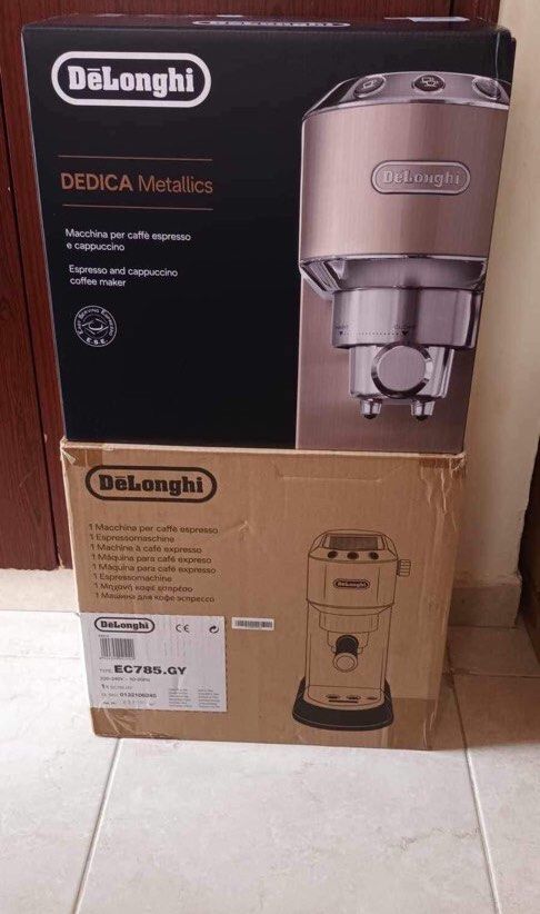 DeLonghi ESPRESSO MAKER (Category: Cookware & Accessories) located in Manila. Submitted by pingfed (Listing ID 1244070562, Image 1). Description: Php10,000 Brand new MEET-UP: 1. MANILA (near UST, SM Sta Mesa, SM San Lazaro, LRT-2 V. Mapa, Pureza, Legarda, Recto) 2. QC: Mabuhay Rotonda, Gateway Mall, Robinsons Magnolia, LRT-2 Pureza 3. UST area PAYMENT: GCash, Maya, Bank transfer (BPI or BDO) Prefers meetup to ensure condition of item. De’Longhi P