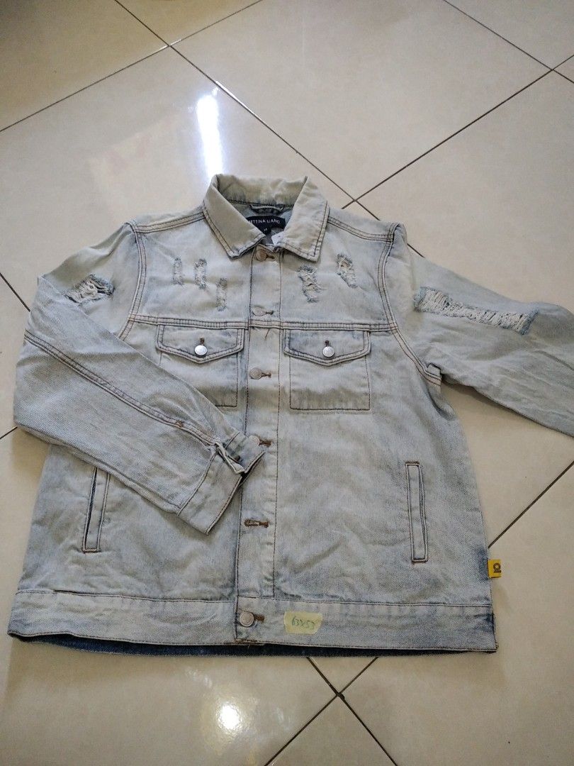 Bettina liano denim jacket clearance